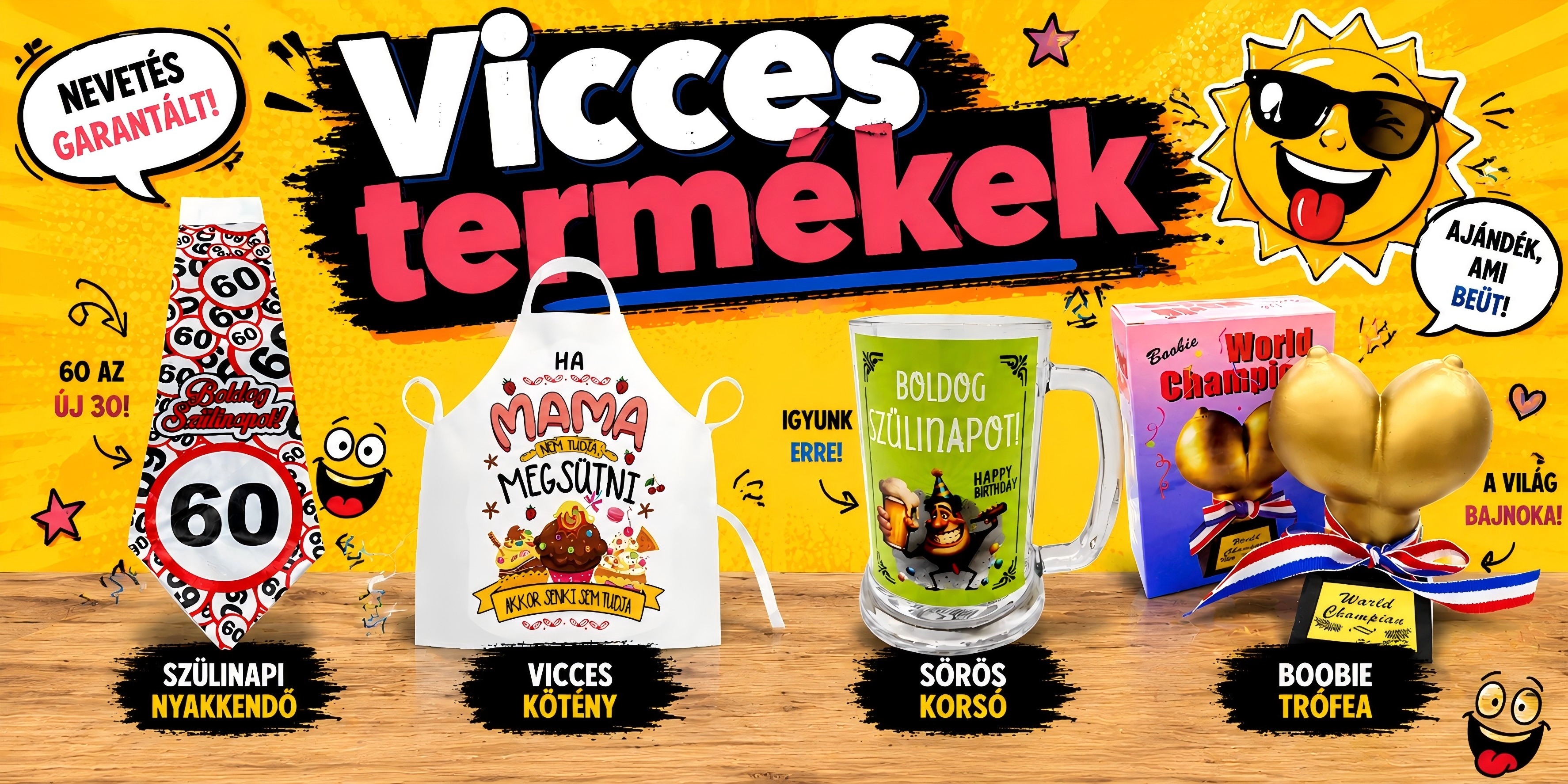 Vicces termékek