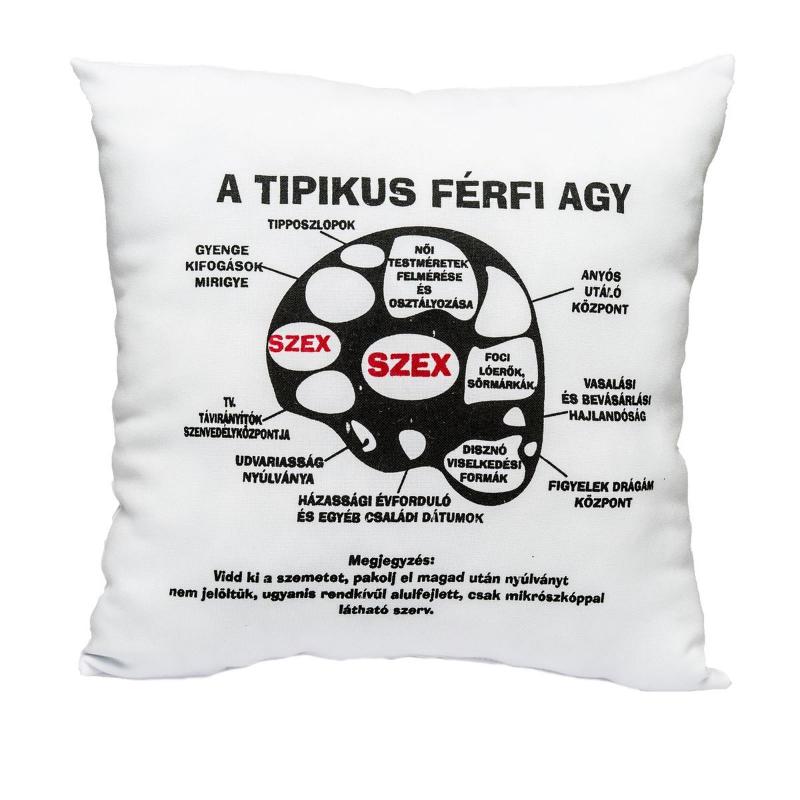 Férfi agy párna