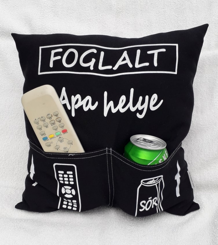 Foglaltapahelye párna zsebes