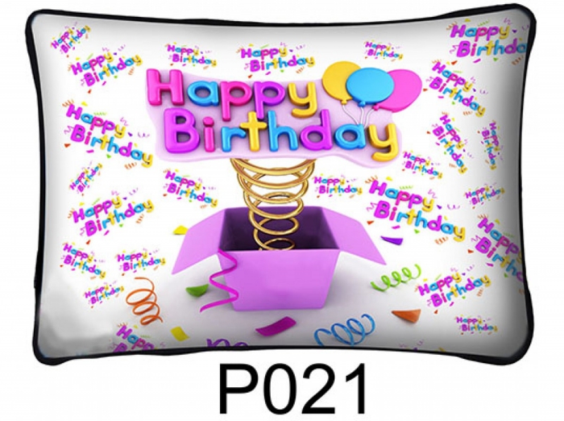 Párna P021 Happy birthday