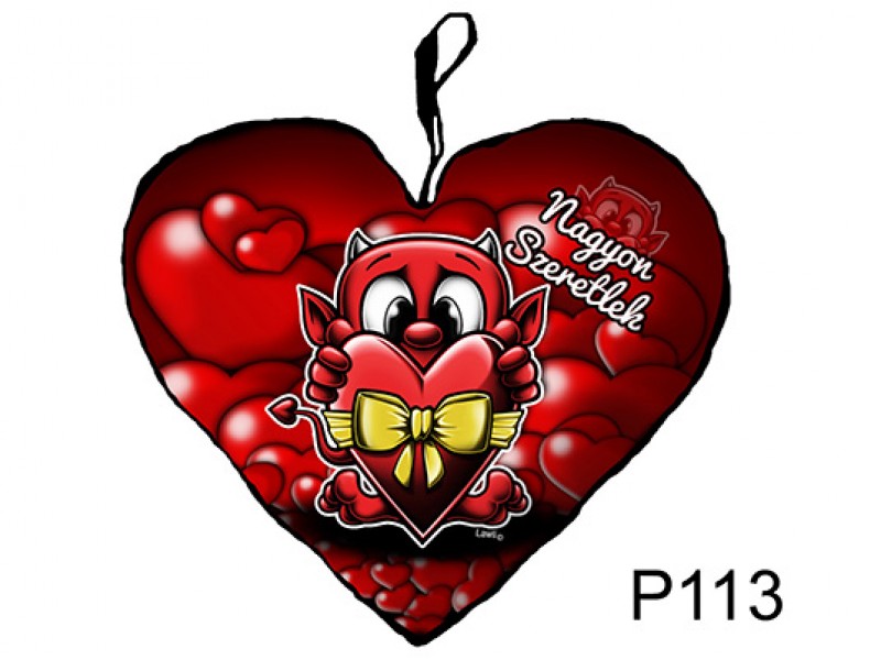 Párna kis szív P113