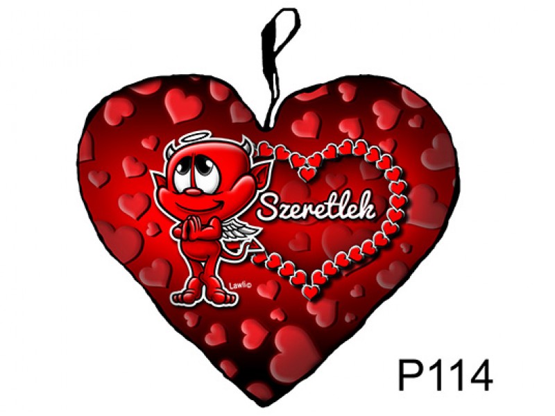 Párna kis szív P114