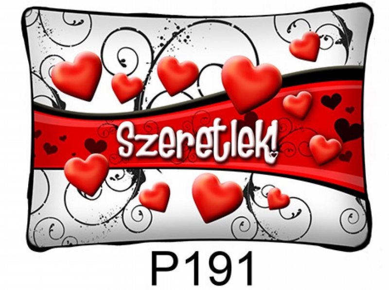 Párna téglal. P191 Szeretlek..