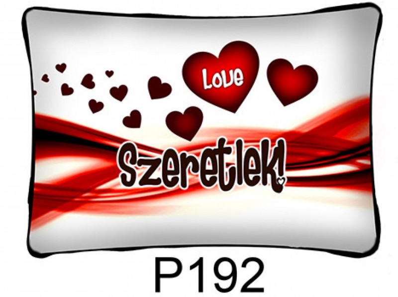 Párna Szeretlek Hullám P192