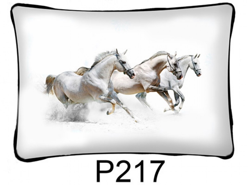 Párna Fehér lovak P217