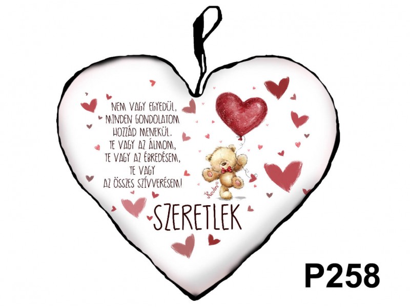 Párna kis szív P258