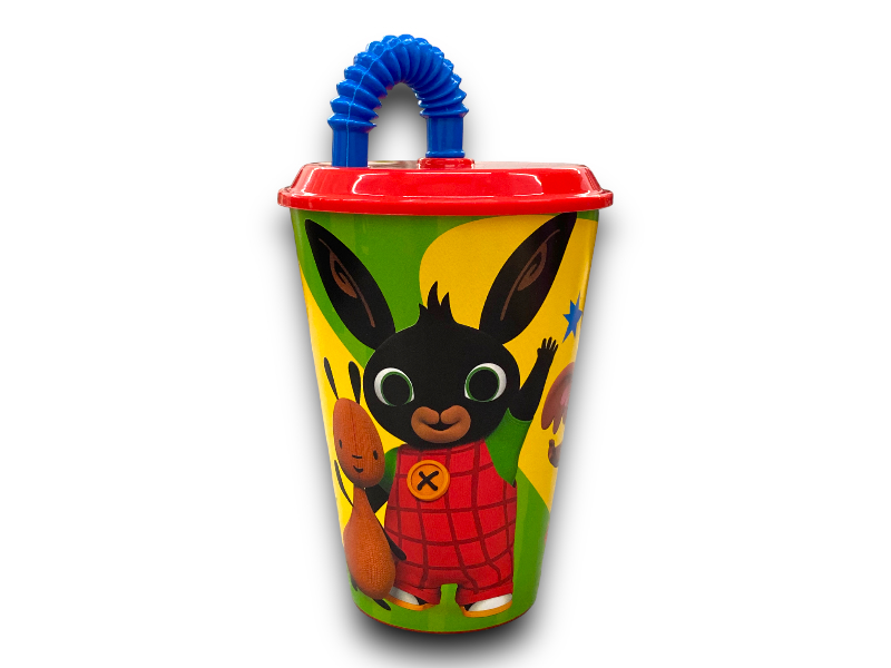 Szívószálas pohár 430ml 10530