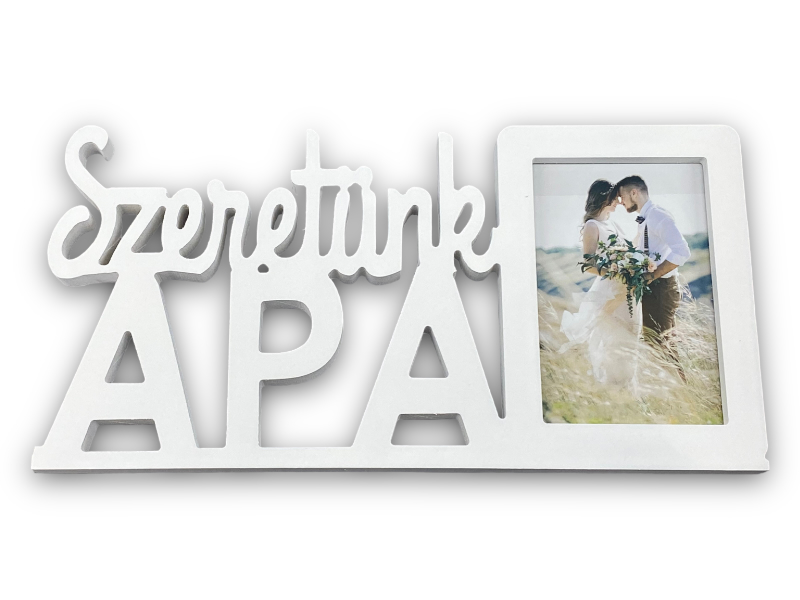 Képkeret Szeretünk apa/SZ-APA