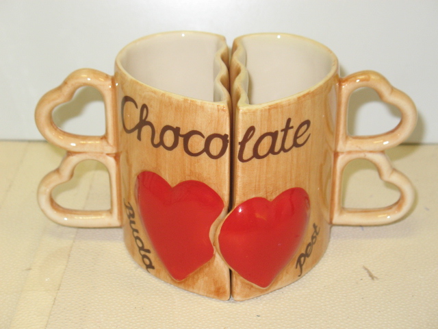 Szíves félbögre Chocolate