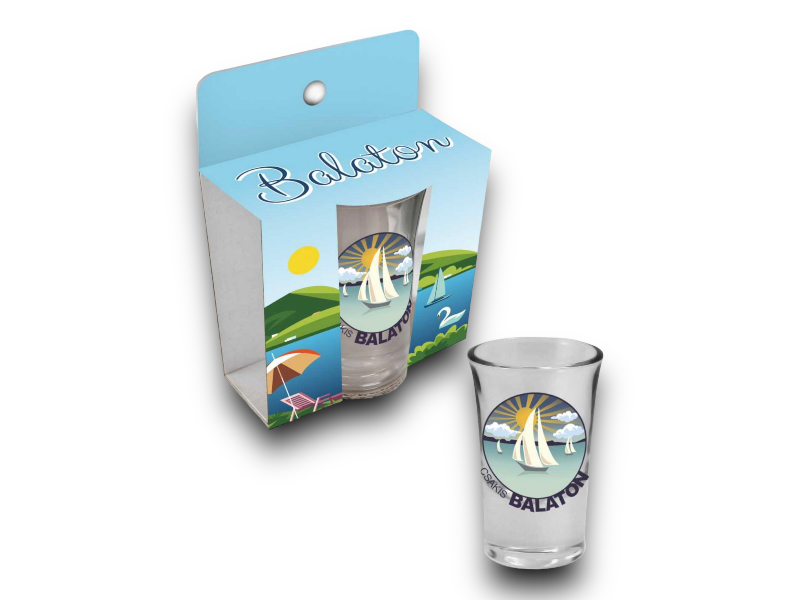 Pálinkás pohár'Csakis Balaton'