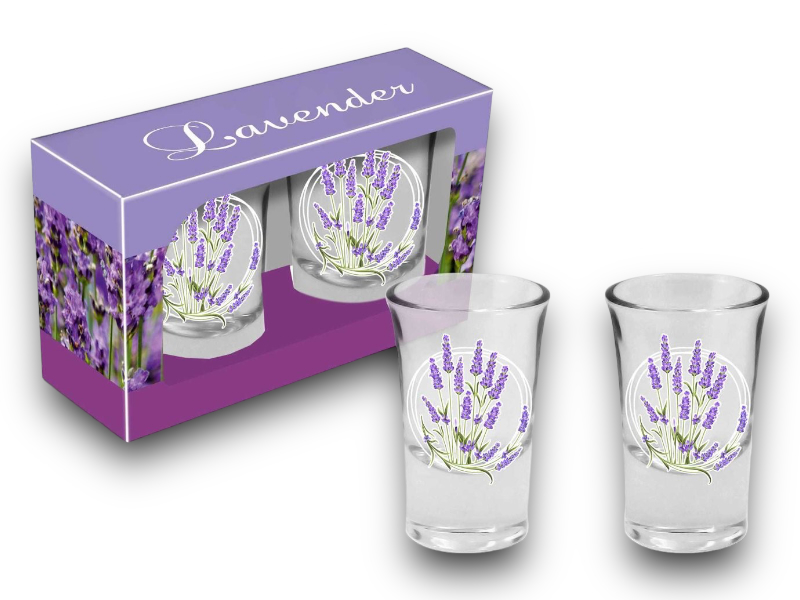 Pohárszett(2db)'Lavender 3'