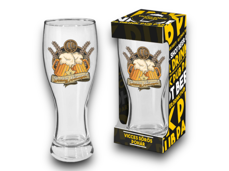 Söröspohár B.Névnapot 650ml