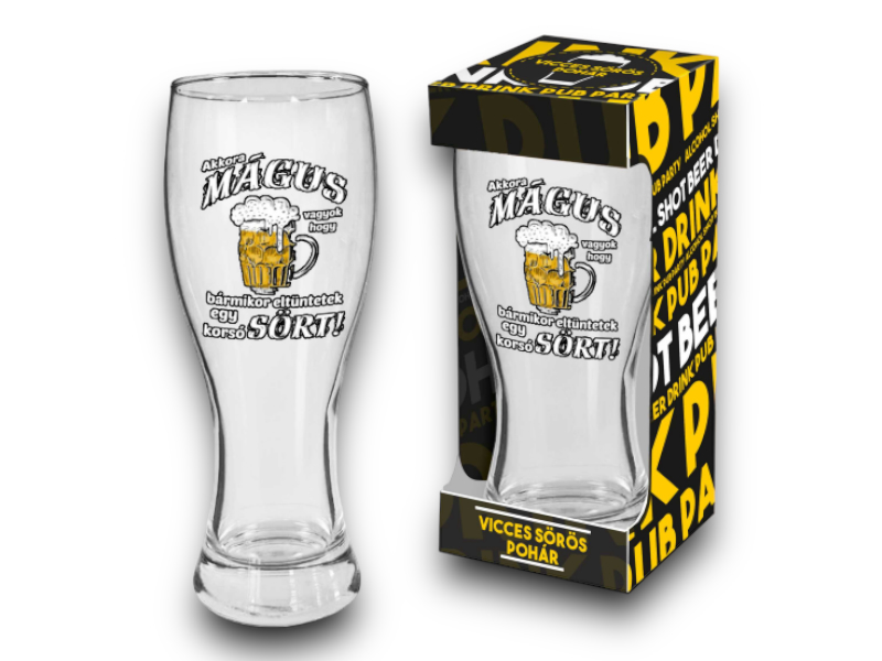 Söröspohár Akkora mágus 650ml