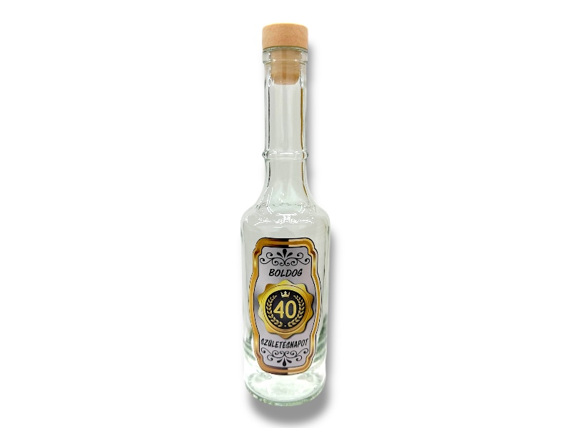 P.üveg 3,5dl/Évszámos 40