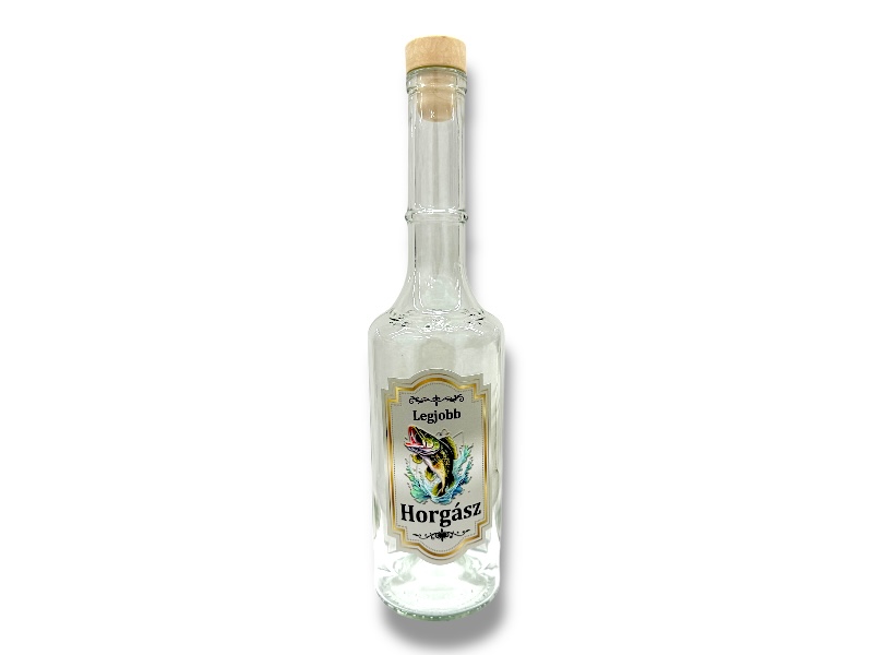 Pálinkás üveg 500ml(horgász)