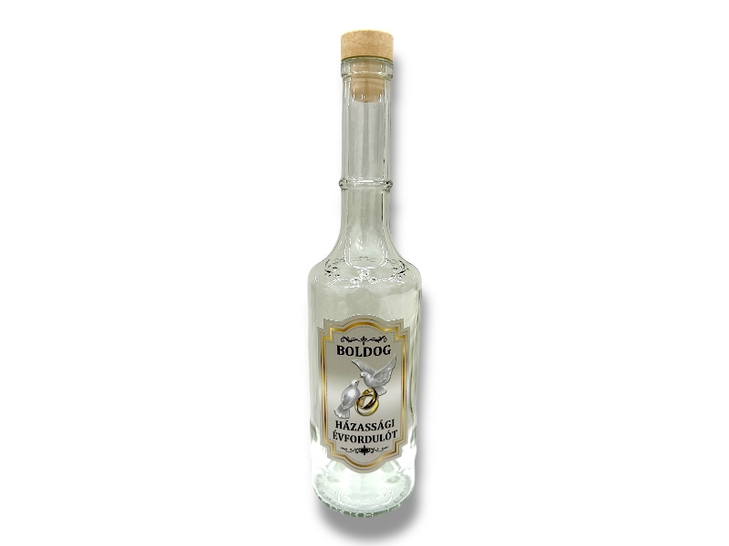 Pálinkás üveg 500ml(házasság)