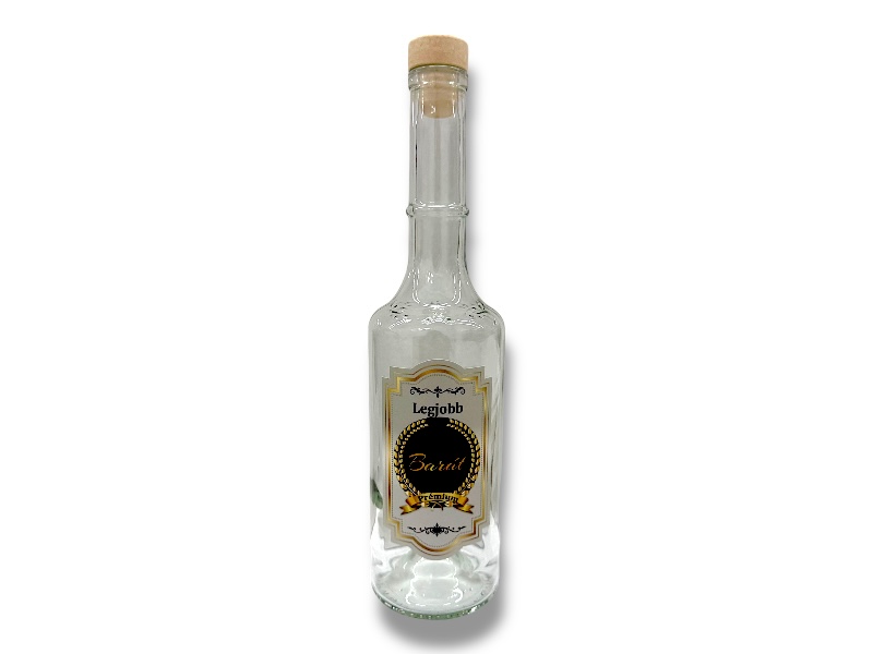Pálinkás üveg 500ml(Barát)