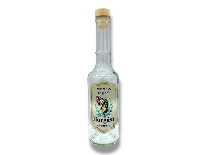 Pálinkás üveg 350ml(horgász)