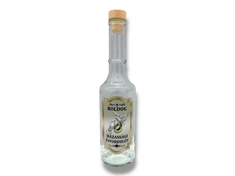Pálinkás üveg 350ml(házasság)