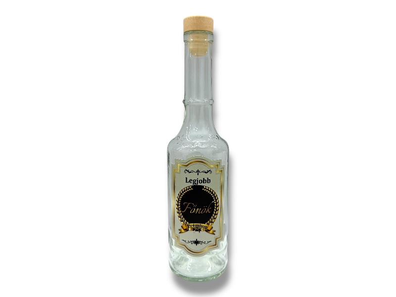 Pálinkás üveg 350ml(főnök)