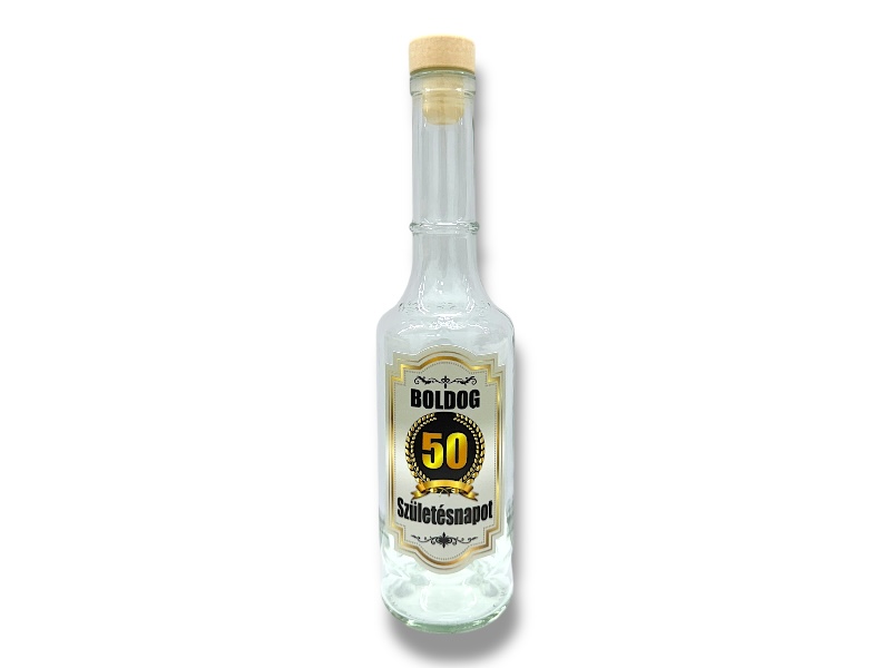 Pálinkás üveg 350ml(50)