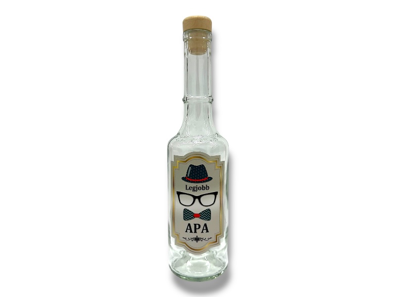 Pálinkásüveg 0,35l Apa