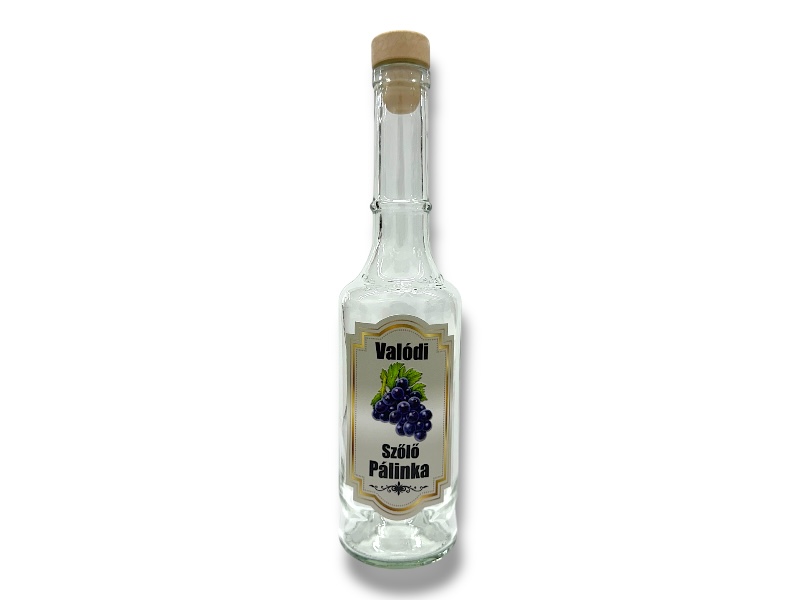 Pálinkásüveg 0,35l Szőlő