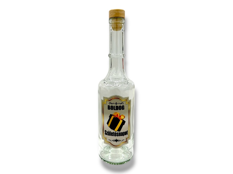 Pálinkásüveg 0,5l Születésnap