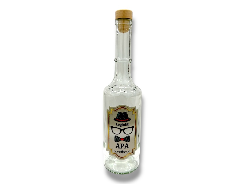 Pálinkásüveg 0,5L Apa