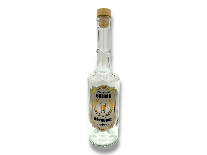 Pálinkásüveg 0,5l Névnap