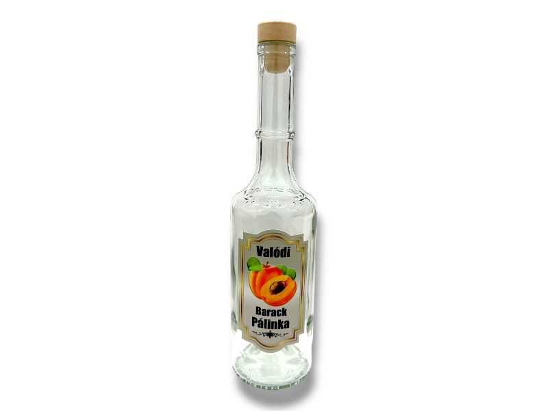 Pálinkásüveg 0,5L Barack
