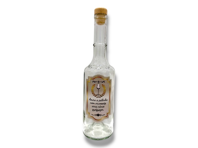 Pálinkásüveg 0,5L Orvosság
