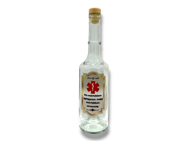 Pálinkásüveg 0,5L Kis mérték