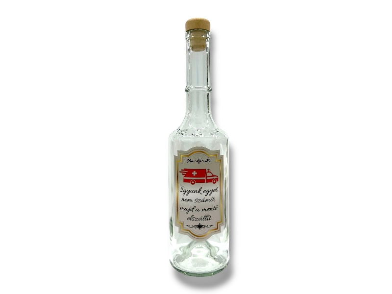 Pálinkásüveg 0,5L Igyunk egyet