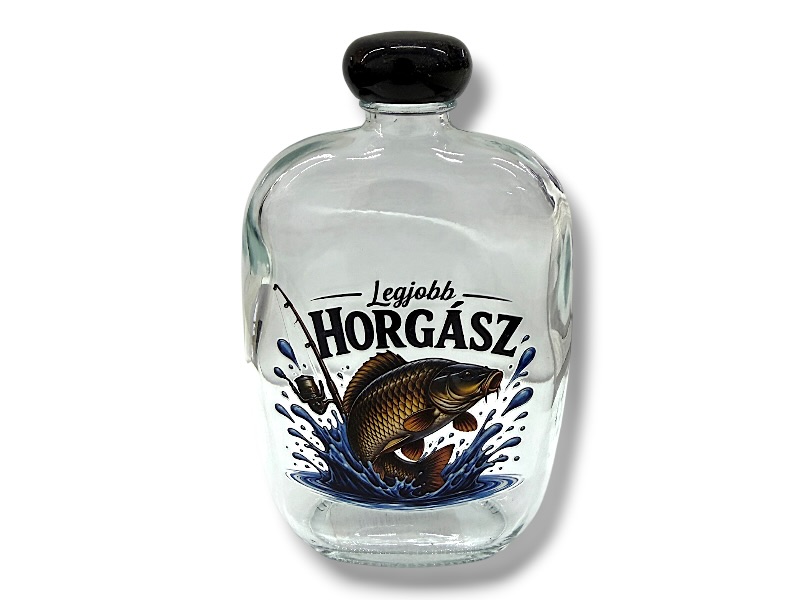Dísz üveg MGP 250ml Horgász