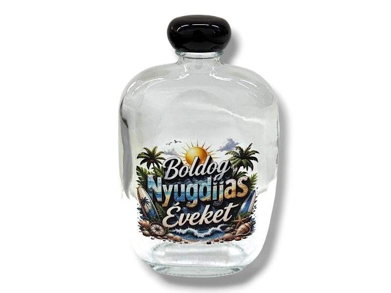 Dísz üveg MGP 250ml Nyugdíjas