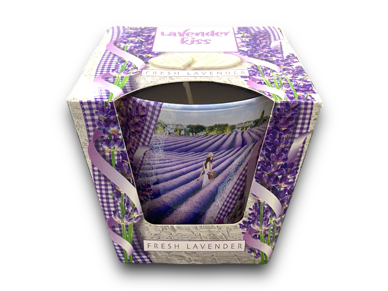 Poharas gyertya/Lavender fresh