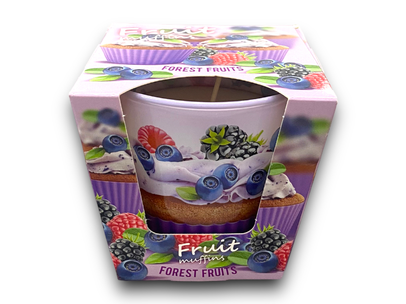 Poharas gyertya/Forest fruits