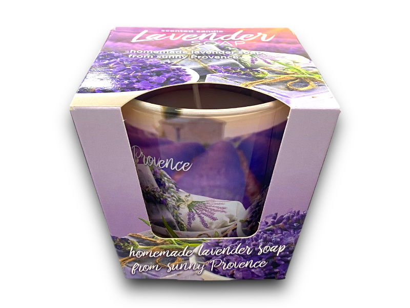 Poharas gyertya/Lavender soap