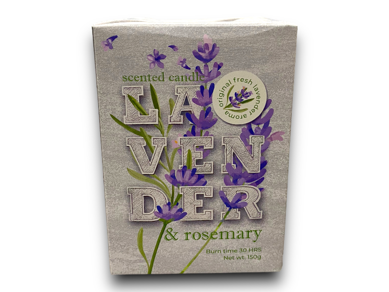 Poharas gyertya/Lavender-rose.