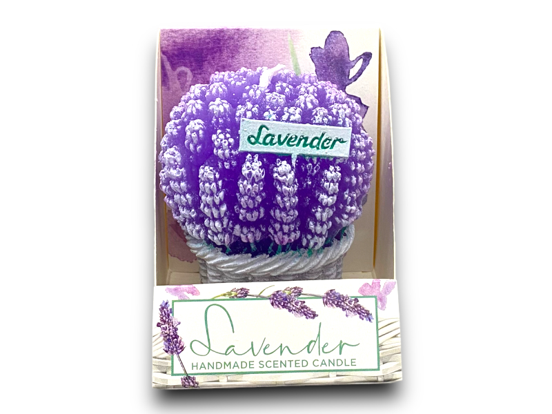Gyertya dobozos/Lavender