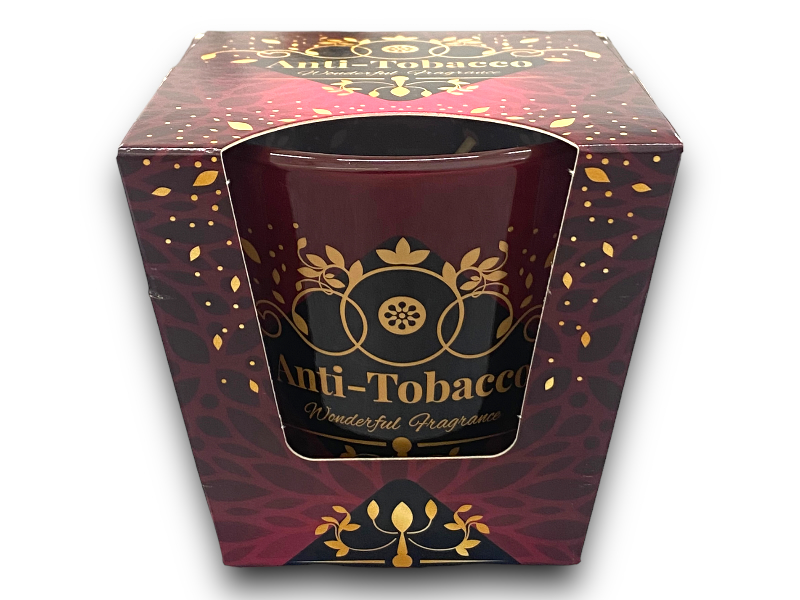 Poharas gyertya/Anti-Tobacco