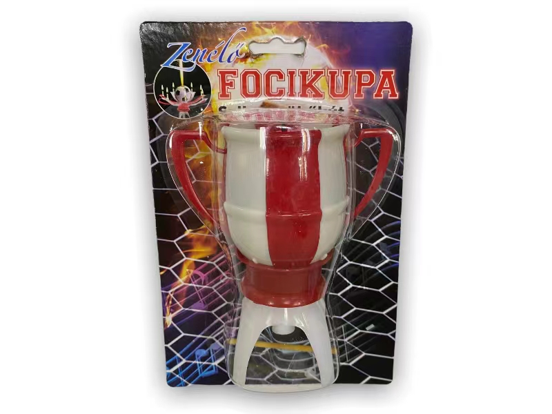 Zenélő focilabda gyertya