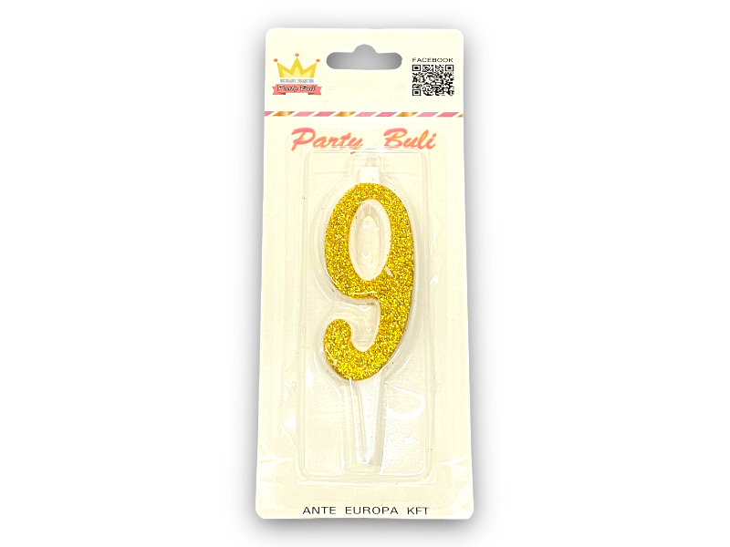 Gyertya 9 gold 897565