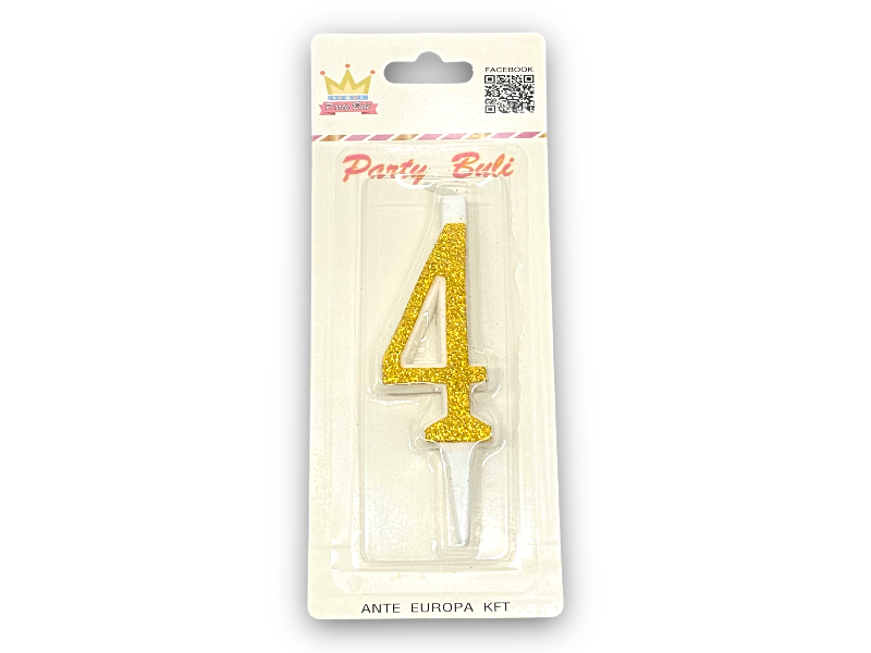Gyertya 4 gold 897510