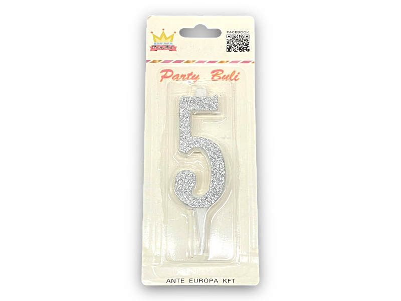 Gyertya 5 silver 897626
