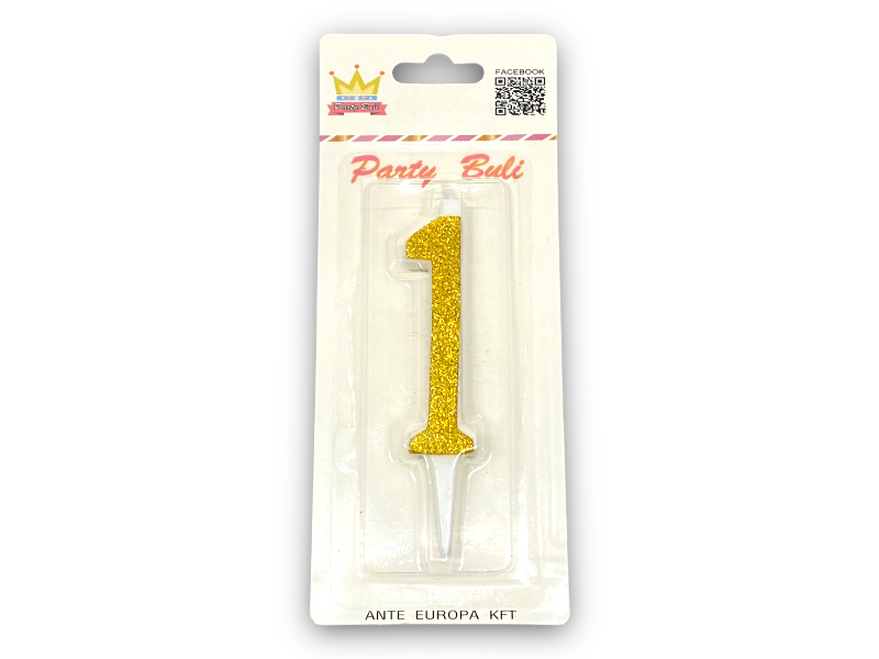 Gyertya 1 gold 897480