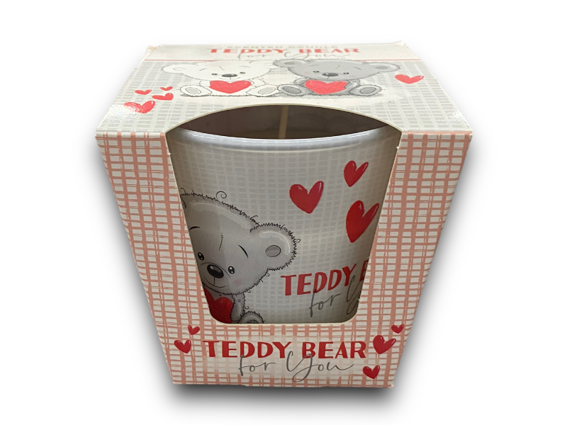Poharas gyertya Teddy Bear