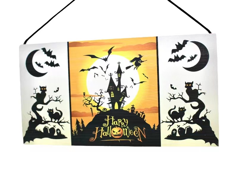 Fatábla N.Halloween/macskás