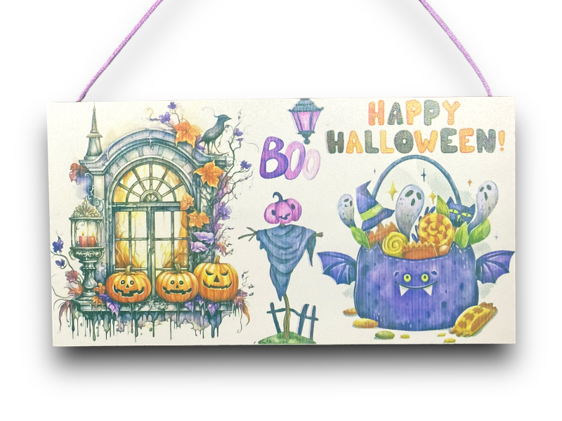 Fatábla N.Halloween/tök-ablak